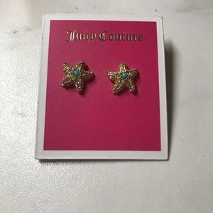 Juicy Couture starfish earrings